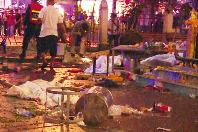 バンコクで爆弾テロ事件